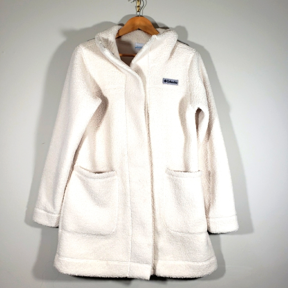 WOMEN Size M Columbia fall jacket in white